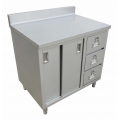 Stainless Steel Cabinet with Drawers